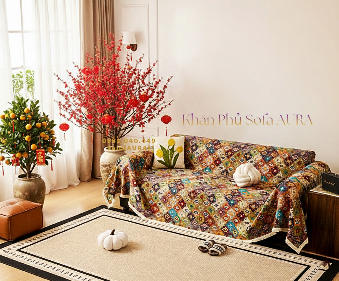 Khăn Sofa Cao Cấp